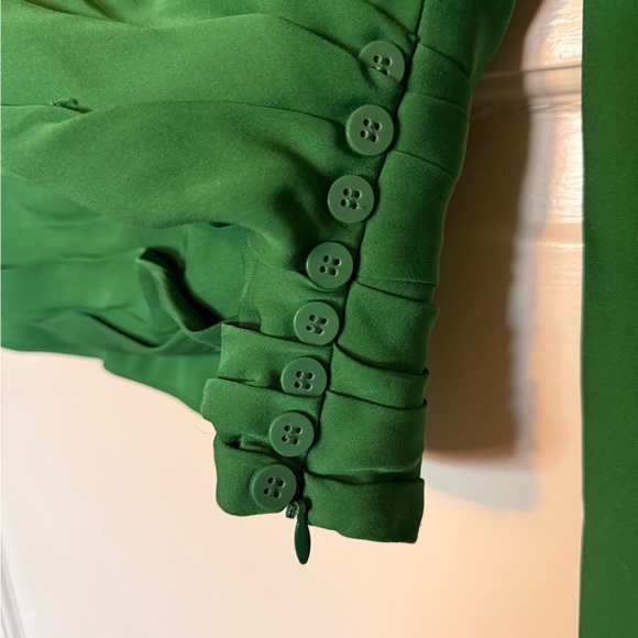 Diane Von Furstenberg Emerald Wrap Blouse - Picture 7 of 9
